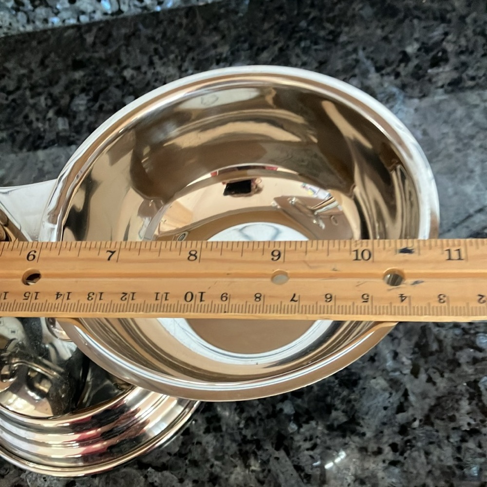 NWT Paul Revere Silversmiths by Godinger Nut Bowl With Handle - Picture 9 of 12